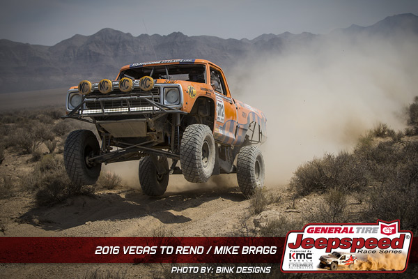 Mike Bragg, General Tire, Mopar, Jeepspeed, KMC Wheels, Bink Designs, Vegas To Reno