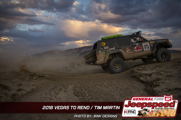 Jeepspeed, Tim Martin, Vegas To Reno, JAZ Fuel Cells, Bink Designs, KMC Wheels, General Tire