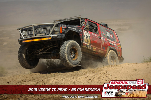 Bryan Reagan, Jeepspeed, General Tire, KMC Wheels, Off Road, Vegas To Reno, Bink Designs
